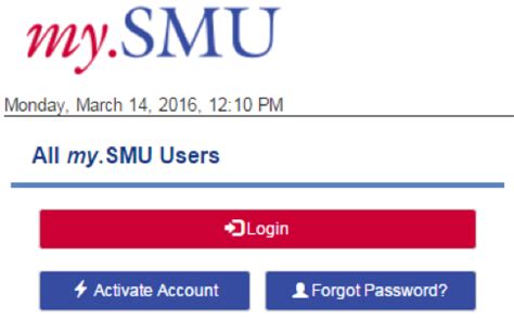 smu student portal|my.SMU.